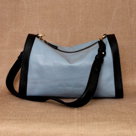 Handcrafted Pigeon Charcoal Handbag Leather Unique Premium